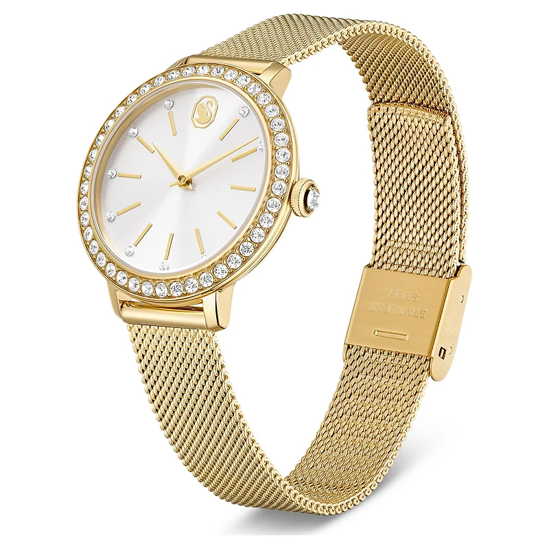 Certa watch, Metal bracelet, Gold tone, Gold-tone finish