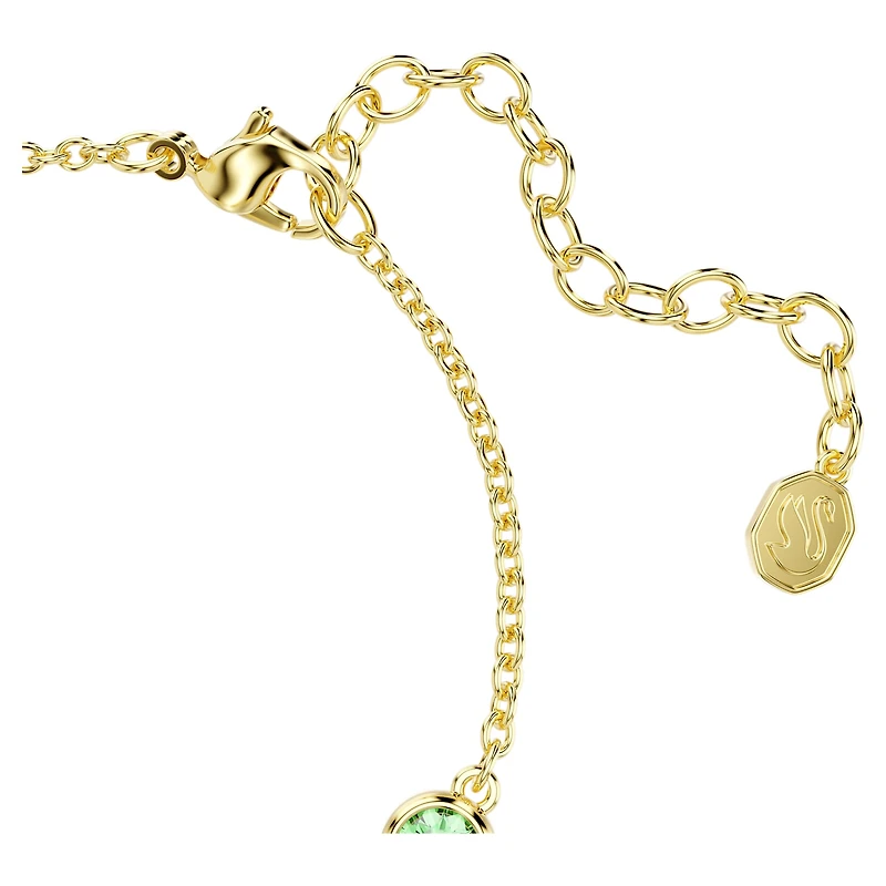 Imber bracelet, Mixed cuts, Multicoloured, 18K gold finish