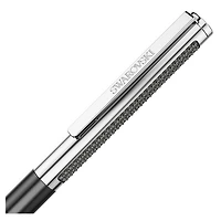 Matrix Tennis ballpoint pen, Black lacquered, chrome plated