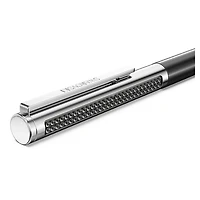 Matrix Tennis ballpoint pen, Black lacquered, chrome plated