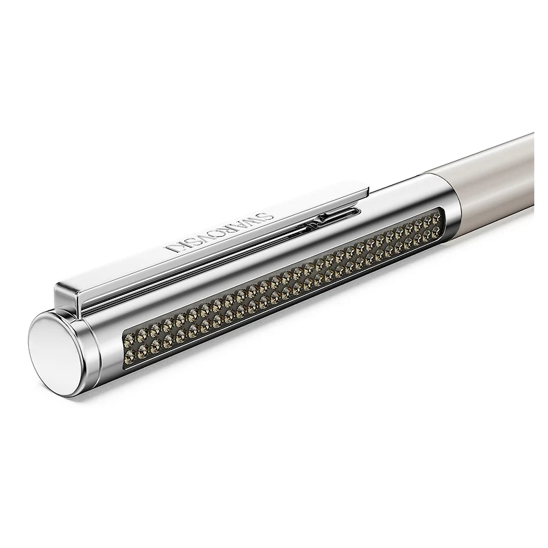 Matrix Tennis ballpoint pen, Beige lacquered, chrome plated