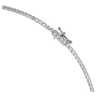 Octagon necklace, Lab-grown diamonds 37.70 ct tw, Octagon shape, 18K white gold