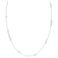 Mesmera strandage, Marquise cut, White, Rhodium plated