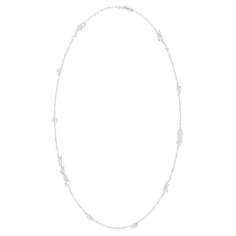 Mesmera strandage, Marquise cut, White, Rhodium plated