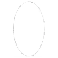 Mesmera strandage, Marquise cut, White, Rhodium plated