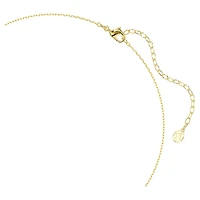 Sublima choker, Octagon cut, Green, 18K gold finish