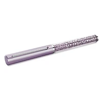 Crystalline ballpoint pen, Purple lacquered, Chrome plated