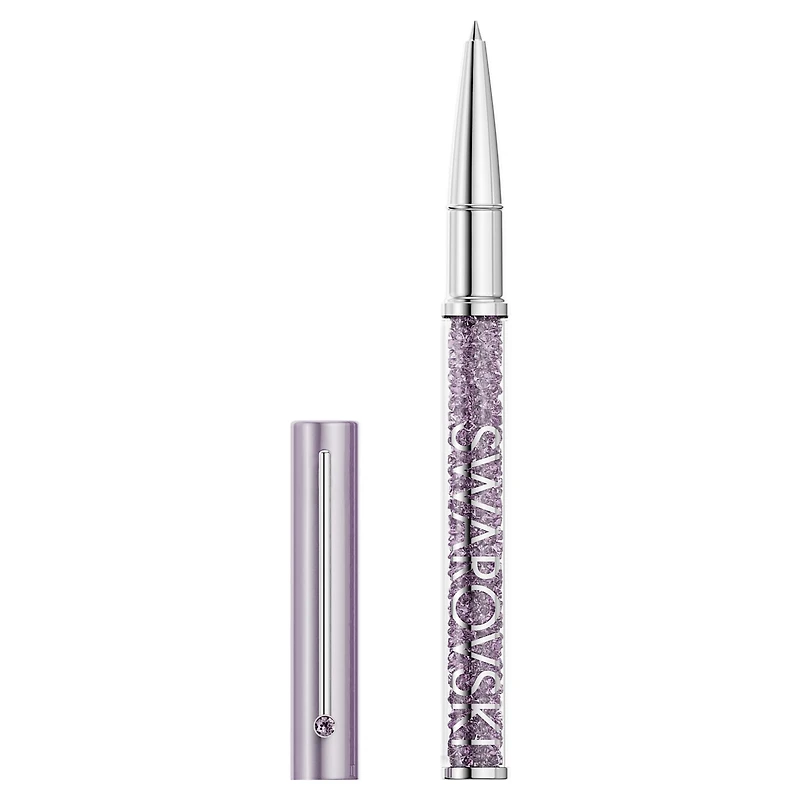Crystalline ballpoint pen, lacquered