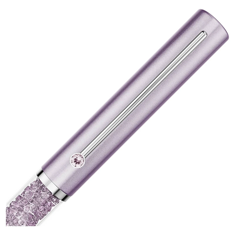 Crystalline ballpoint pen, lacquered