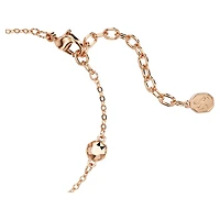 Imber bracelet, Round cut, Multicoloured, 18K rose gold finish