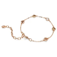 Imber bracelet, Round cut, Multicoloured, 18K rose gold finish
