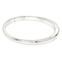 Swarovski Classica bangle, Round cut, White, Sterling silver
