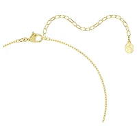 Millenia pendant, Cushion cut, Green, 18K gold finish