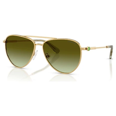 Sunglasses, Pilot shape, SK7009, Gold tone