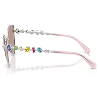 Sunglasses, Butterfly shape, SK7034, Multicoloured by SWAROVSKI