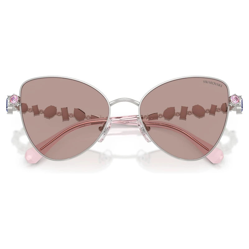 Sunglasses, Butterfly shape, SK7034, Multicoloured by SWAROVSKI
