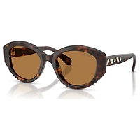 Sunglasses, Cat-Eye shape, SK6005, Brown by SWAROVSKI