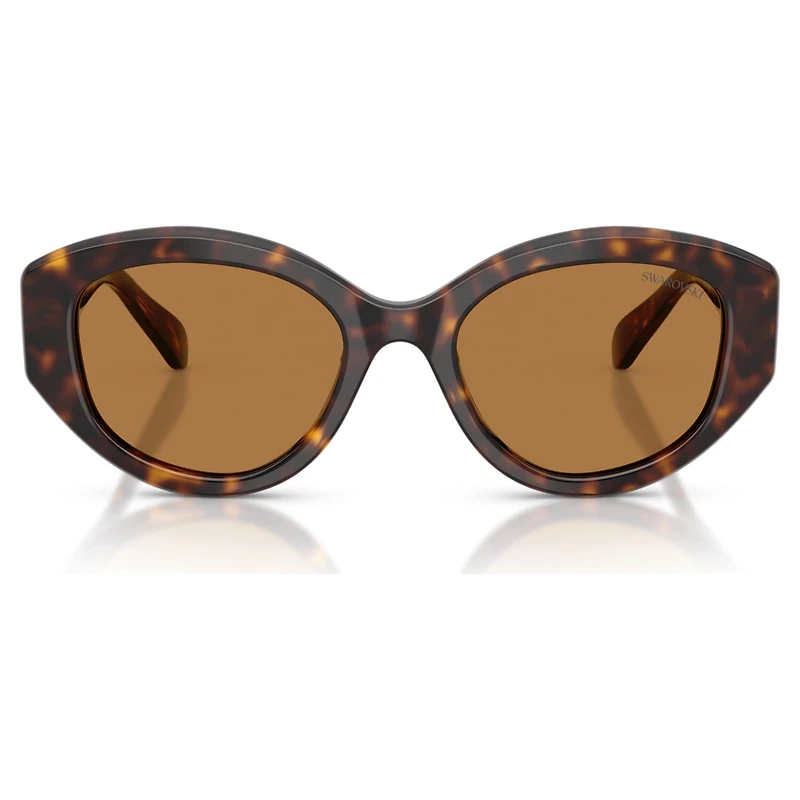 Sunglasses, Cat-Eye shape, SK6005, Brown by SWAROVSKI