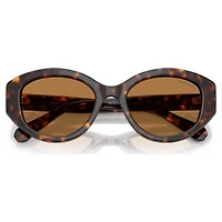 Sunglasses, Cat-eye shape, SK6005, Brown by SWAROVSKI