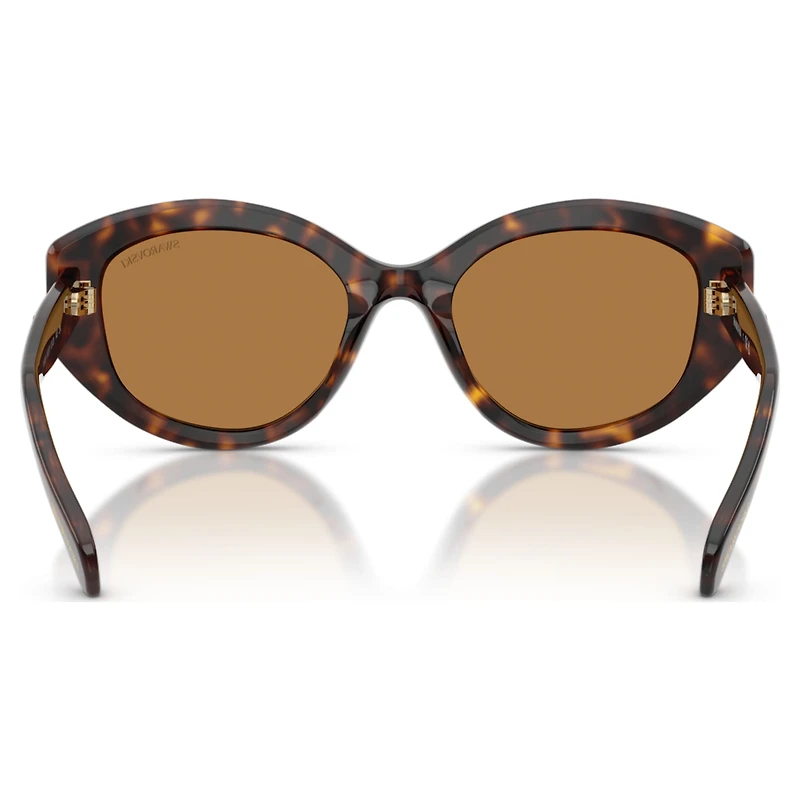 Sunglasses, Cat-eye shape, SK6005, Brown by SWAROVSKI