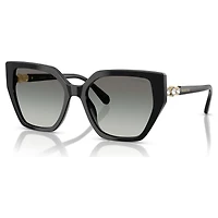 Sunglasses, Square shape, SK6016, Black by SWAROVSKI