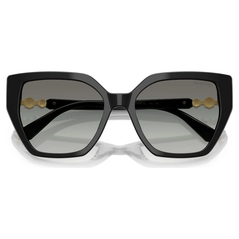 Sunglasses, Square shape, SK6016, Black by SWAROVSKI