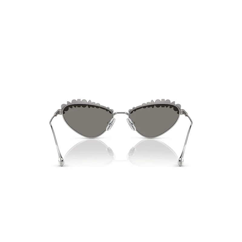 Sunglasses, Cat-Eye shape, SK7009, Silver Tone by SWAROVSKI