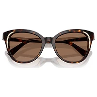 Sunglasses, Butterfly shape, SK6031, Brown by SWAROVSKI