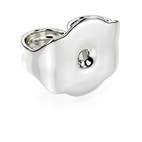 Swarovski Classica earring backs, Round cut, Sterling silver