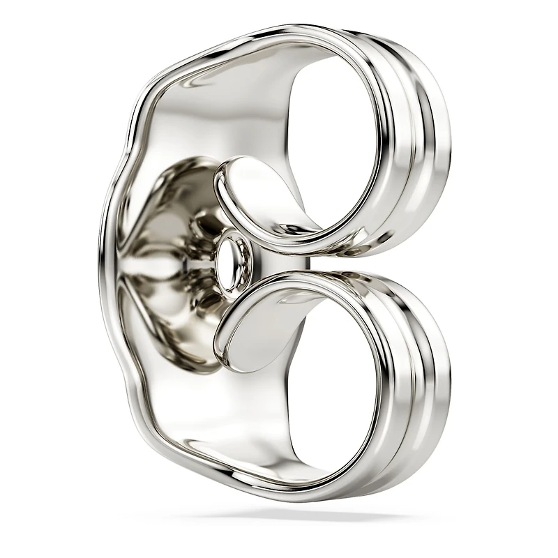 Swarovski Classica earring backs, set (10), Round cut, Sterling silver