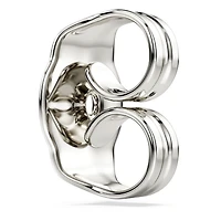 Swarovski Classica earring backs, set (10), Round cut, Sterling silver