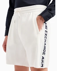 Shorts jacquard fabric with logo tape