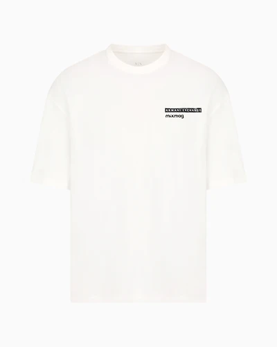Relaxed fit T-shirt with round neck and logo