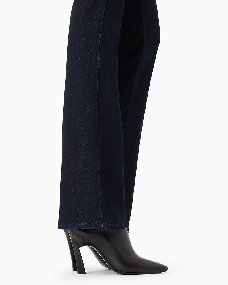 Emporio Armani - J47 slim-fit, viscose-blend denim jeans, Woman, Blue, Size: