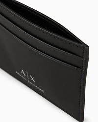 Armani Exchange - Leather card holder, Man, Black, Size: TU