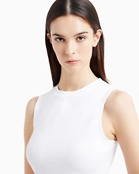 High neck top