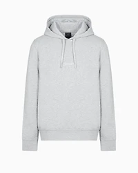 French Terry Cotton Hoodie with Logo