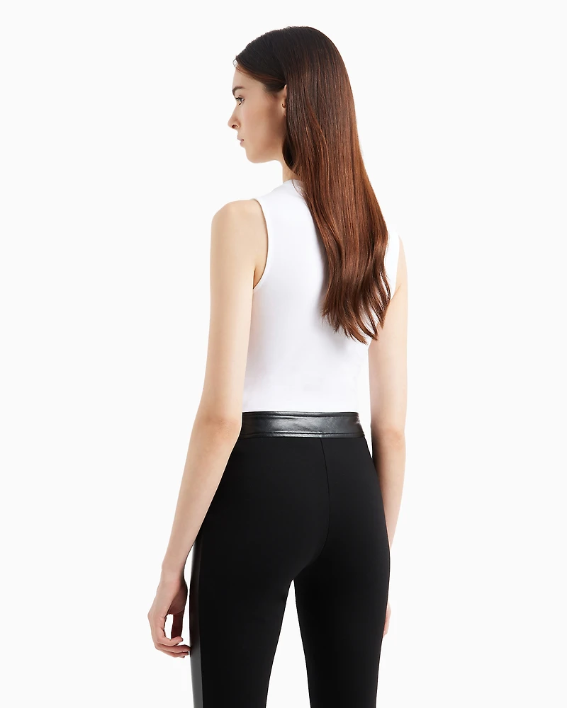 High neck top