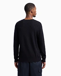 ASV Tone-on-tone Logo Crewneck Sweater