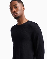 ASV Tone-on-tone Logo Crewneck Sweater