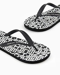 Rubber flip flops