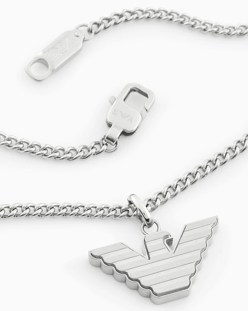 Emporio Armani -  Stainless Steel Pendant Necklace, Man, Multicoloured, Size: TU