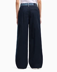 Oversized jeans denim and twill