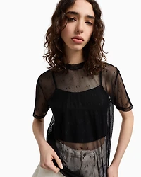 Transparent T-shirt with top