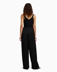 Fluid viscose jumpsuit
