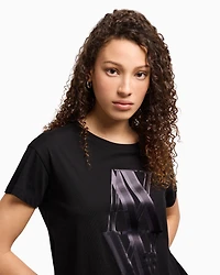Relaxed fit T-shirt with maxi logo