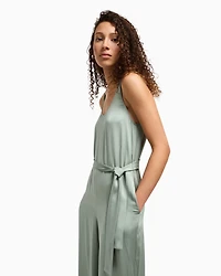 Fluid viscose jumpsuit