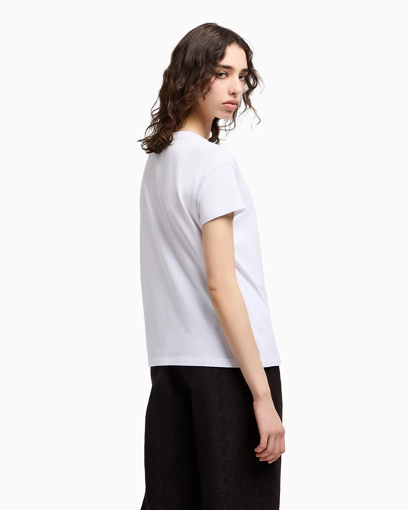 Relaxed fit T-shirt with maxi logo
