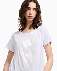 Relaxed fit T-shirt with maxi logo