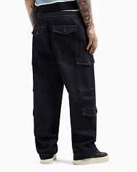 Denim Cargo Jeans